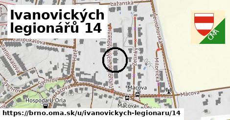 Ivanovických legionářů 14, Brno