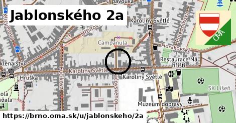 Jablonského 2a, Brno