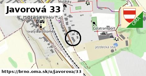Javorová 33, Brno