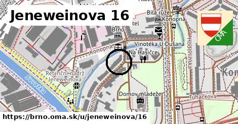 Jeneweinova 16, Brno