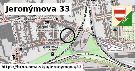 Jeronýmova 33, Brno