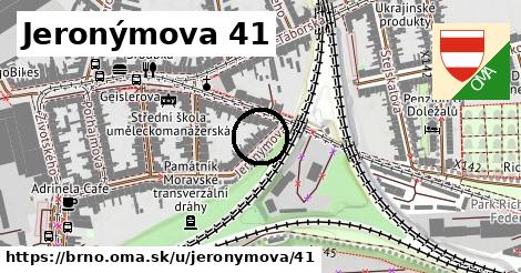 Jeronýmova 41, Brno