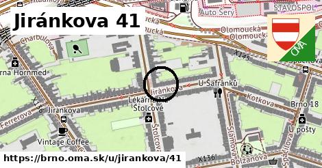 Jiránkova 41, Brno