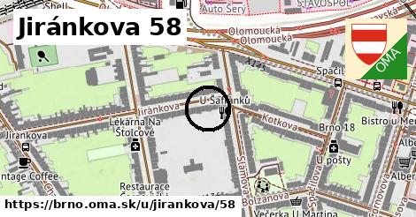 Jiránkova 58, Brno
