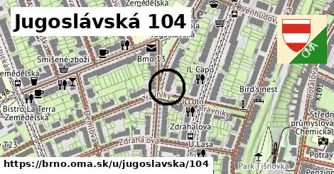 Jugoslávská 104, Brno