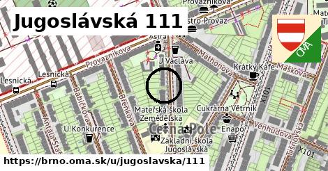 Jugoslávská 111, Brno