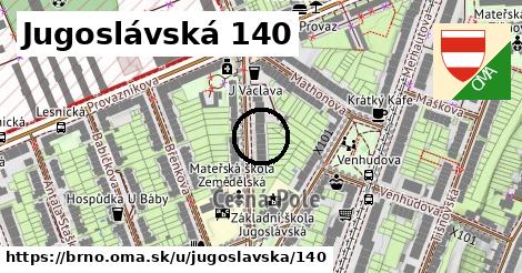 Jugoslávská 140, Brno