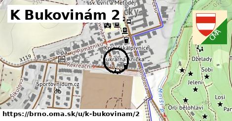 K Bukovinám 2, Brno