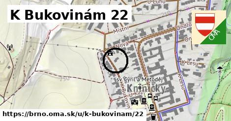 K Bukovinám 22, Brno