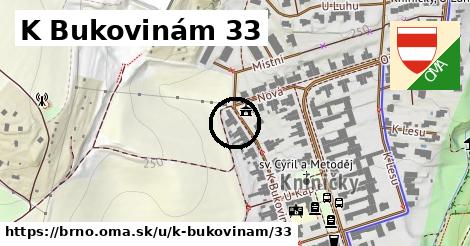 K Bukovinám 33, Brno