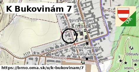 K Bukovinám 7, Brno