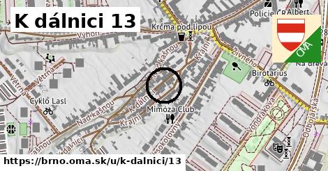 K dálnici 13, Brno