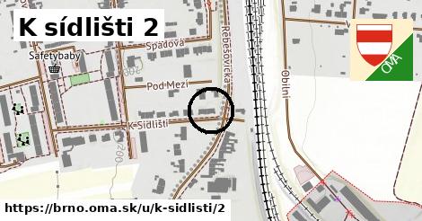 K sídlišti 2, Brno