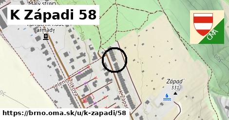 K Západi 58, Brno