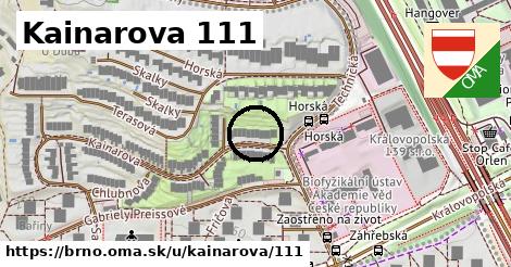 Kainarova 111, Brno