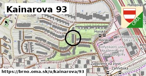 Kainarova 93, Brno