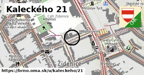 Kaleckého 21, Brno