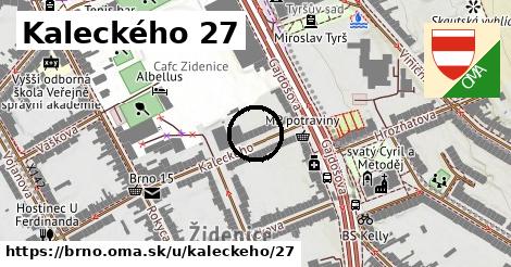 Kaleckého 27, Brno