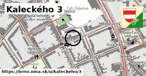 Kaleckého 3, Brno