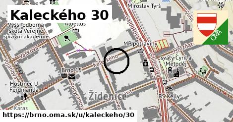 Kaleckého 30, Brno