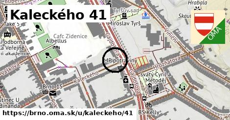Kaleckého 41, Brno