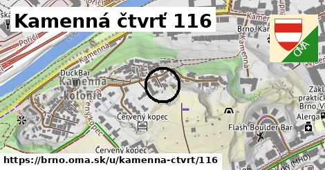 Kamenná čtvrť 116, Brno