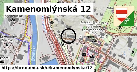 Kamenomlýnská 12, Brno