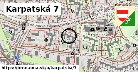 Karpatská 7, Brno