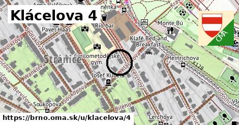 Klácelova 4, Brno