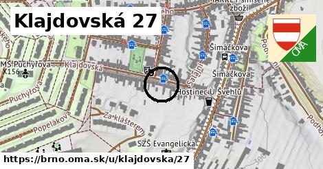 Klajdovská 27, Brno