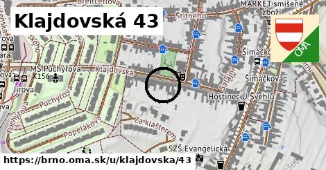 Klajdovská 43, Brno