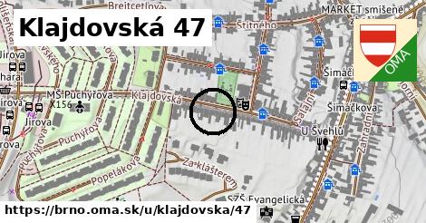 Klajdovská 47, Brno
