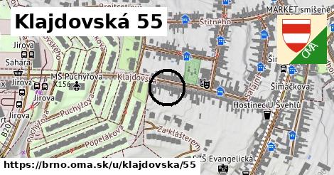 Klajdovská 55, Brno