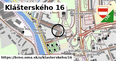 Klášterského 16, Brno