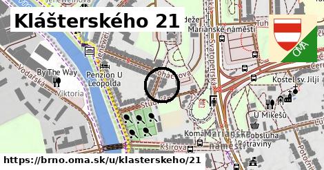 Klášterského 21, Brno