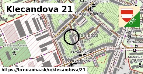 Klecandova 21, Brno