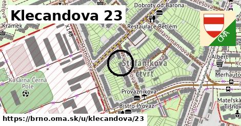 Klecandova 23, Brno