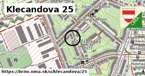 Klecandova 25, Brno