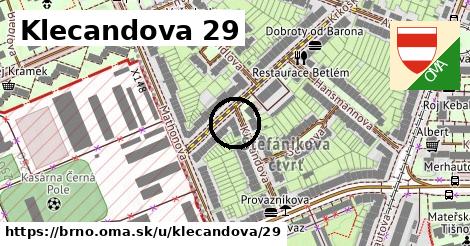 Klecandova 29, Brno