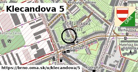 Klecandova 5, Brno