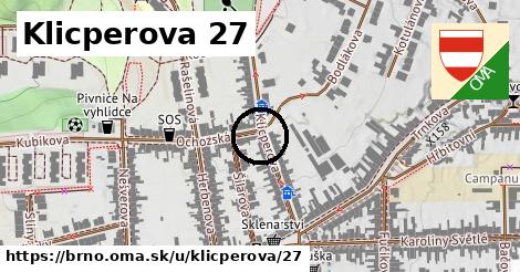 Klicperova 27, Brno