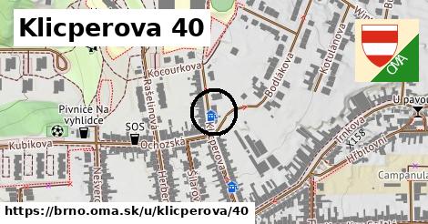 Klicperova 40, Brno