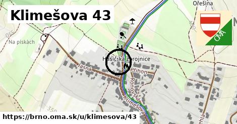 Klimešova 43, Brno