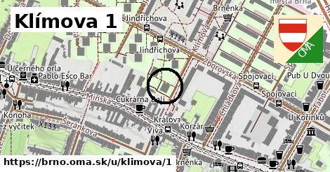 Klímova 1, Brno