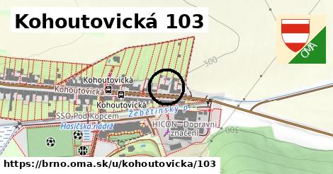 Kohoutovická 103, Brno