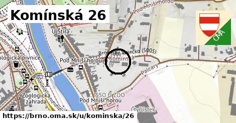 Komínská 26, Brno