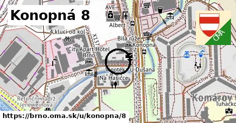 Konopná 8, Brno