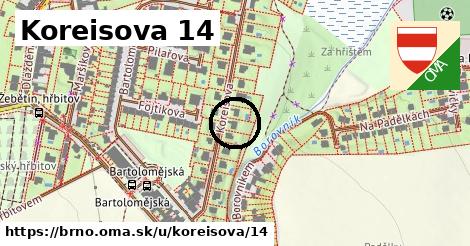 Koreisova 14, Brno