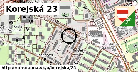 Korejská 23, Brno