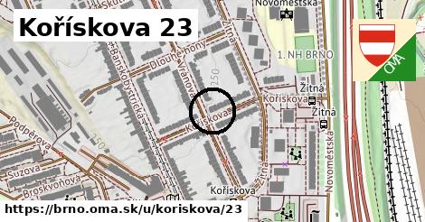 Kořískova 23, Brno